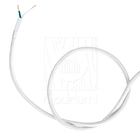 Cabo Elétrico Revestido Tecido Encapado 10 Metros Cor Branco