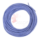 Cabo Elétrico Revestido Tecido Encapado 1 Metro Azul E Prata