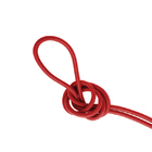 Cabo Elétrico Revestido Tecido Encapado 50 Metros Cor Vermelho