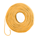 Cabo Elétrico Revestido Tecido Encapado 5 Metros Cor Amarelo