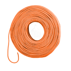 Cabo Elétrico Revestido Tecido Encapado 5 Metros Cor Laranja