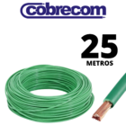 Cabo Elétrico Verde Com Selo Do Inmetro1,5mm Com 25 Metros