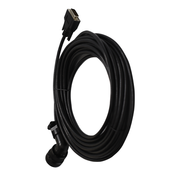 Cabo Encoder Para Servo Motor Kinco - 10m Com Conector De 90°