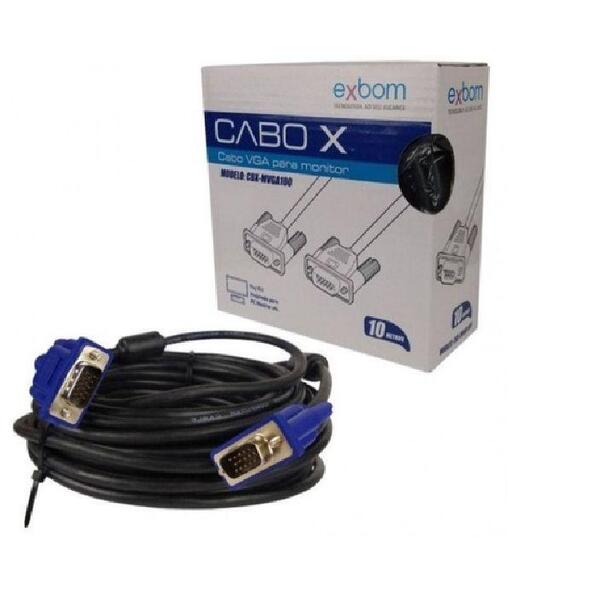 Cabo Exbom Vga 10.0 M Com Filtro Cbx-mvga100