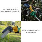 Cabo Extensor 1.6m  para Mini Motosserra de poda 550w hawk