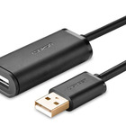 Cabo Extensor Ativo Ugreen Us121 Usb 2.0 Macho Fêmea 10m