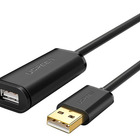 Cabo Extensor Ativo Ugreen Usb 2.0 Com Chipset 15m Preto