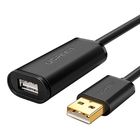 Cabo Extensor Ativo Ugreen Usb 2.0 Com Chipset 15m Preto
