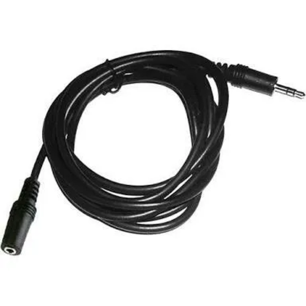 Cabo Extensor Extensao Fone P2 Macho X Femea 5 Metros