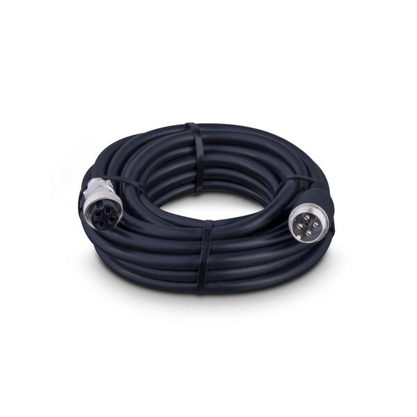 Cabo Extensor Para Microfone Ptt De 4 Pinos Com 5 Metros Aquá