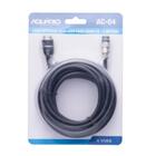 Cabo Extensor Para Microfone Ptt De 4 Pinos Com 5 Metros Aquá