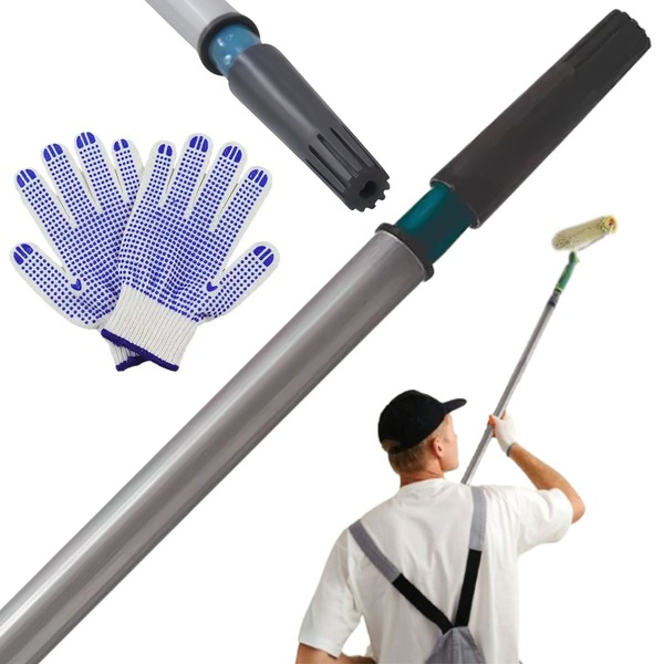 Cabo Extensor Prolongador Telescópico Ajustável Para Rolo De