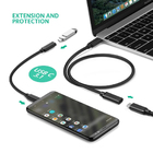 Cabo Extensor Ugreen Usb C 3.1 Macho Fêmea 5gbps 0,5 Metros