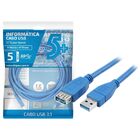 Cabo Extensor Usb 3.1 / 3.0 3m Macho X Fêmea 5gbits 3 Metros