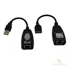 Cabo Extensor Usb Am Via Cabo De Rede Rj45 Até 45 Metros