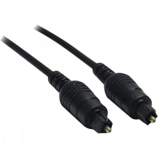Cabo Fibra Otica Para Audio 2,2mm Toslink/toslink Preto 5m, G