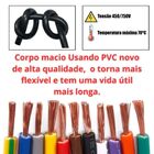 Cabo Flexivel 10mm Rolo 25 Metros 100% Cobre Conduprime Preto
