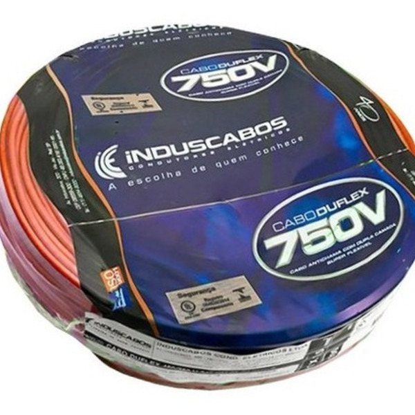Cabo Flexível 1 5mm 750v Induscabos - Rolo Com 100 Metros - V