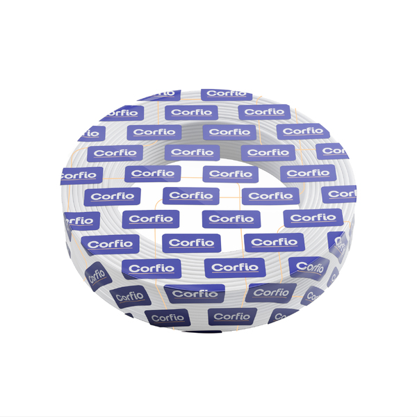 Cabo Flexível 2,5mm 100m Branco 750V Corfio