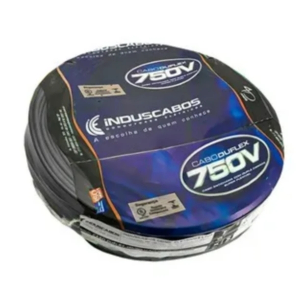Cabo Flexível 2,5mm 750v 100m - Preto
