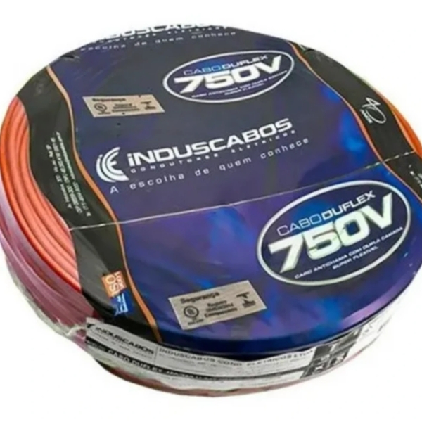 Cabo Flexível 2,5mm 750v 100m - Vermelho