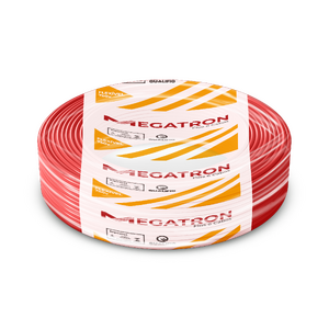 Foto de Cabo Flexível 4mm 100m Vermelho 750V Megatron