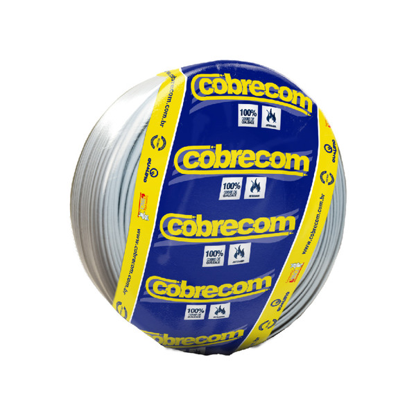 Cabo Flexível 6mm 50m Branco 750V Cobrecom