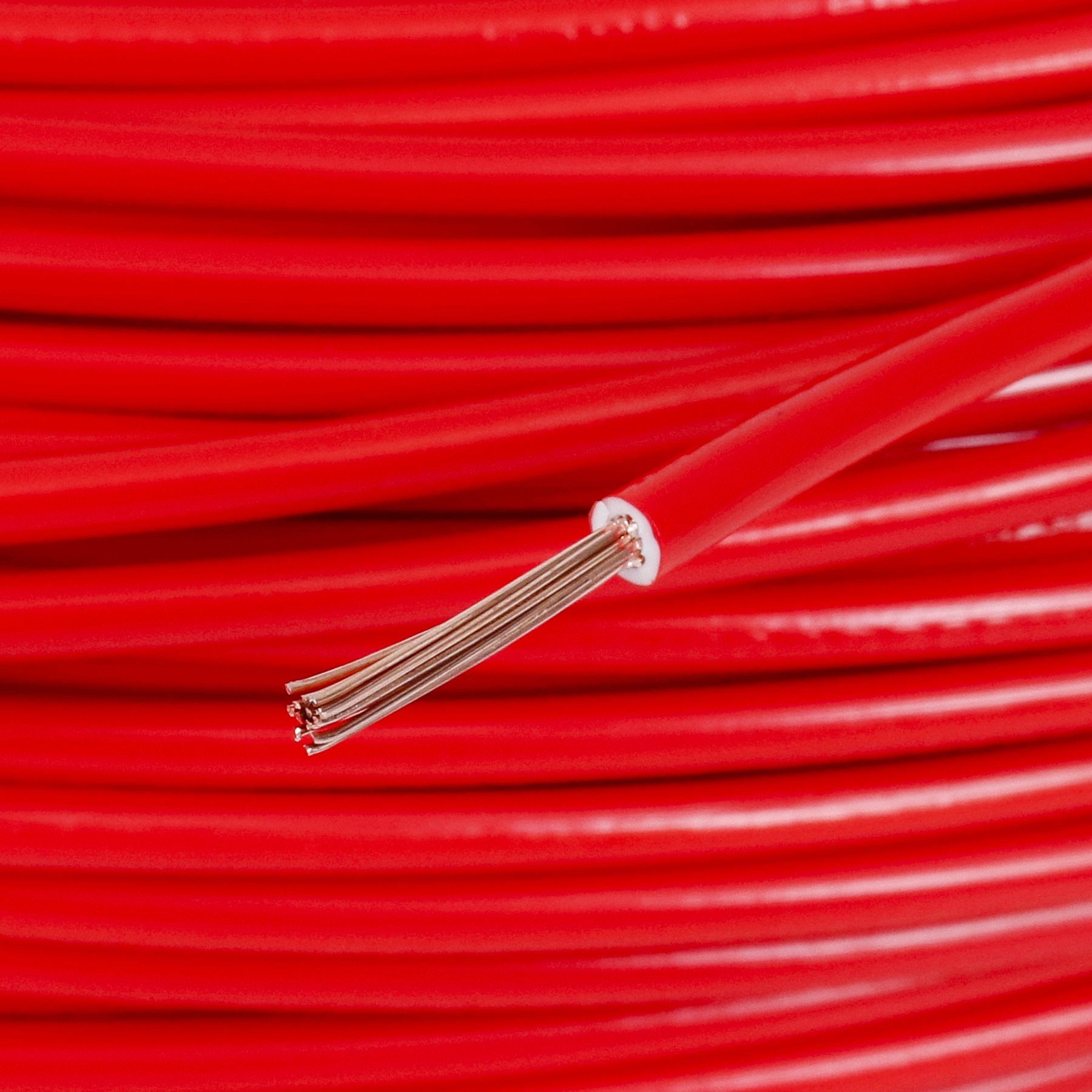 Cabo Flexível Vermelho 750V Cobrecom