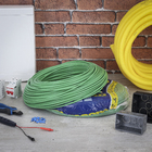 Cabo Flexível Antichamas 750V 10,0mm² Verde 100m Cobrecom