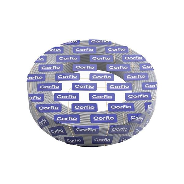 Cabo Flexível Corfio 2,5mmx100m Rolo 750v Cinza