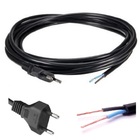 Cabo Força Com Plugue Injetado Pp 2x1,00 Mm² 2 M Plugue Reto