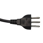 Cabo Força Com Plugue Injetado Pp 3x1,00 Mm² 2m Reto