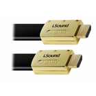 Cabo Hdmi 1080p/4k Com Conectores Dourados 24 K E Extensão De