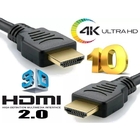 Cabo Hdmi 10 Metros 2.0 4k Ultra Hd 3d Filtro Pino Dourado