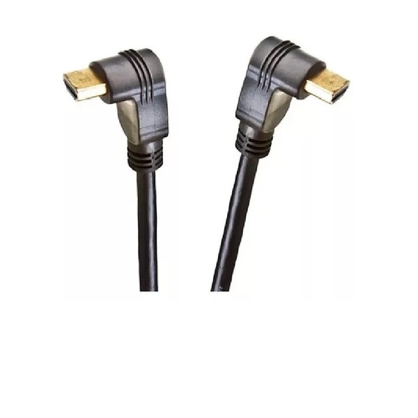 Cabo Hdmi 2.0 4k 19+1p Ultra Hd Gold 90º 30awg 2m