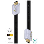 Cabo Hdmi 2.0 4k Ultra Hd 10 Metros 3d Ethernet Flat Com Cone