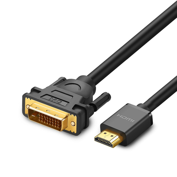Cabo Hdmi 2.0 Para Dvi Ugreen Macho Resolução 1080p 1 Metro