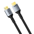 Cabo Hdmi 2.1 Ultra High Speed 8k 4k 2m Nylon Trançado Preto
