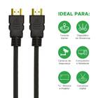 Cabo Hdmi 3 Metros 2.0 4k Ultra Hd 3d 19 Pinos 018-2223 Pix