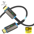 Cabo Hdmi 8k 120hz 2.1 Fibra Ótica Hdr 20 Metros