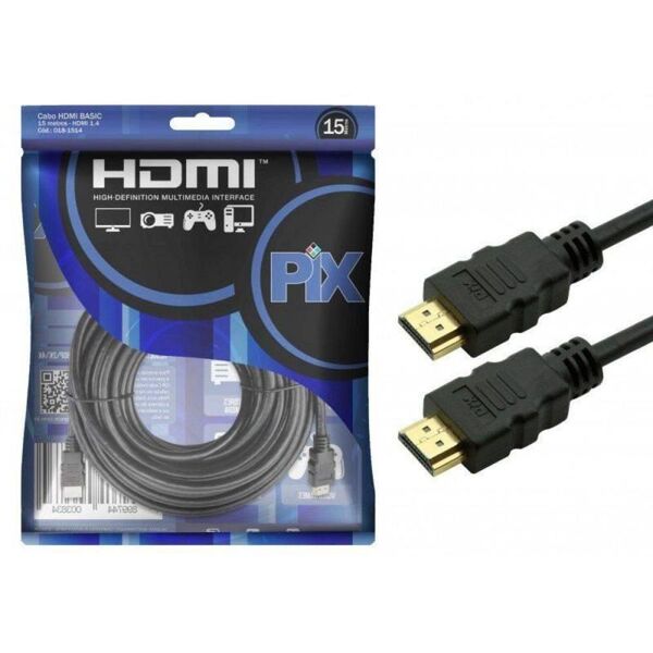 Cabo Hdmi Classic 15 Metros 4k Ultrahd Pix 018-1514