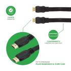 Cabo Hdmi Flat Premium 2 Metros - 4k 2160p Uhd Original Pix