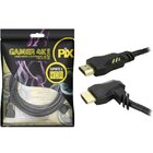 Cabo Hdmi Gamer 2.0 4k Hdr 19p 3m 90 Graus 018-0121