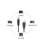 Cabo Impressora Conector Usb 2.0 3 Metros Saída Am+bm