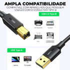 Cabo Impressora Usb 2.0 Ugreen Para Bm 2 Metros Preto