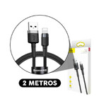 Cabo Iphone 2m Lightning  Reforçado  Para Carregamento