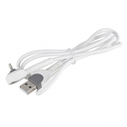 Cabo Iphone Lightning para USB 90° 2A 1Metro Branco Dualcomp