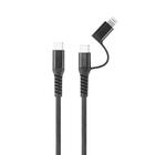 Cabo Itrend Usb-c Para Usb-c Com Adaptador Lightning Preto It