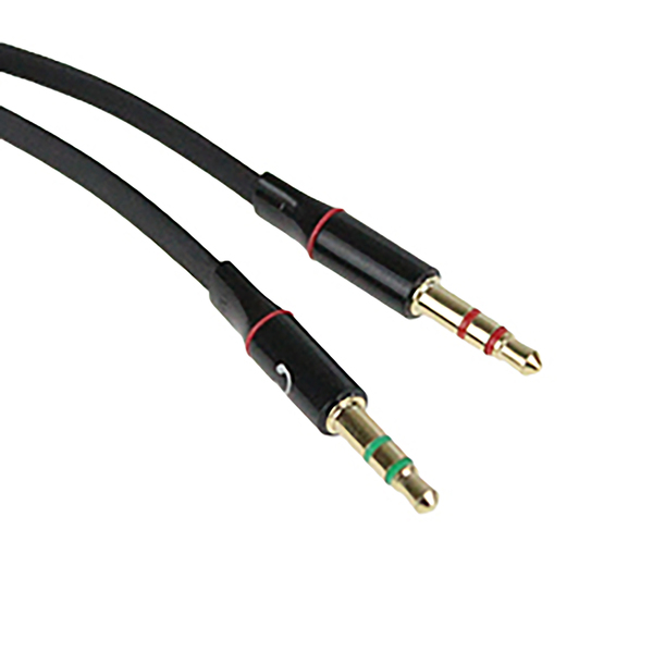 Cabo J2 ST 4C X Fone Microfone Preto Dualcomp