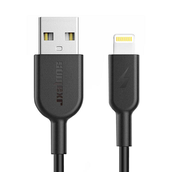 Cabo Lightning 2.4a Preto Com 1 Metro Emborrachado Ss-a1i6 Su